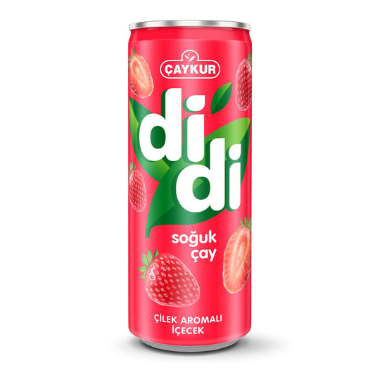 C1 Caykur Didi Ice Tea Strawberry Can 250ml 1cs/24pcs