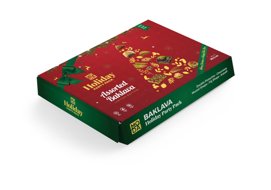 Moda Holiday Series, Christmas, Assorted Baklava, Party Pack, 30.3oz x 8pack - 102901