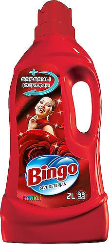 B2 BINGO Color Liquid Detergent 2lt 1cs/6pcs