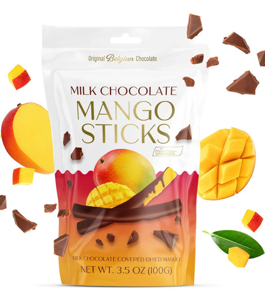 BeeMax Milk Chocolate MANGO Sticks 3.5oz F1013