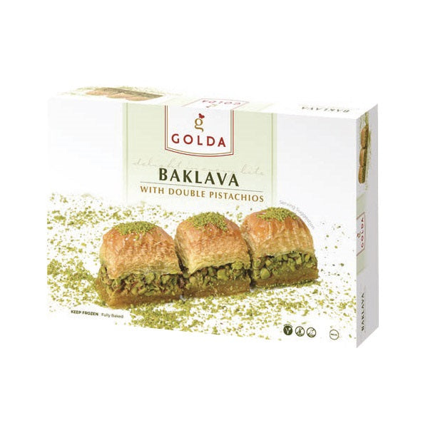 Golda Baklava w/ Double Pistachios 6.2 lb., 6pack - DSG01