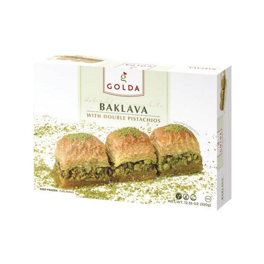 Golda Baklava w/ Double Pistachios 350g, 12pack - DSG03