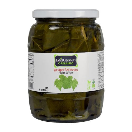 Edis Garden Organic Grape Leaves 32oz 12/CS - MM00418