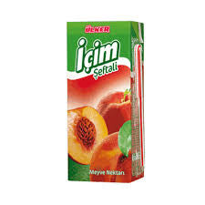 ULKER ICIM Peach Fruit Juice 200ml.KARISIK Tetra Pak 1cs/27pcs