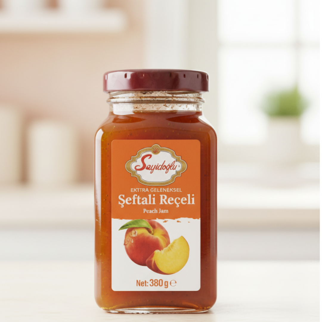 Fruibella Peach Jam 380g - Fruibella Jams & Preserves, 12pack
