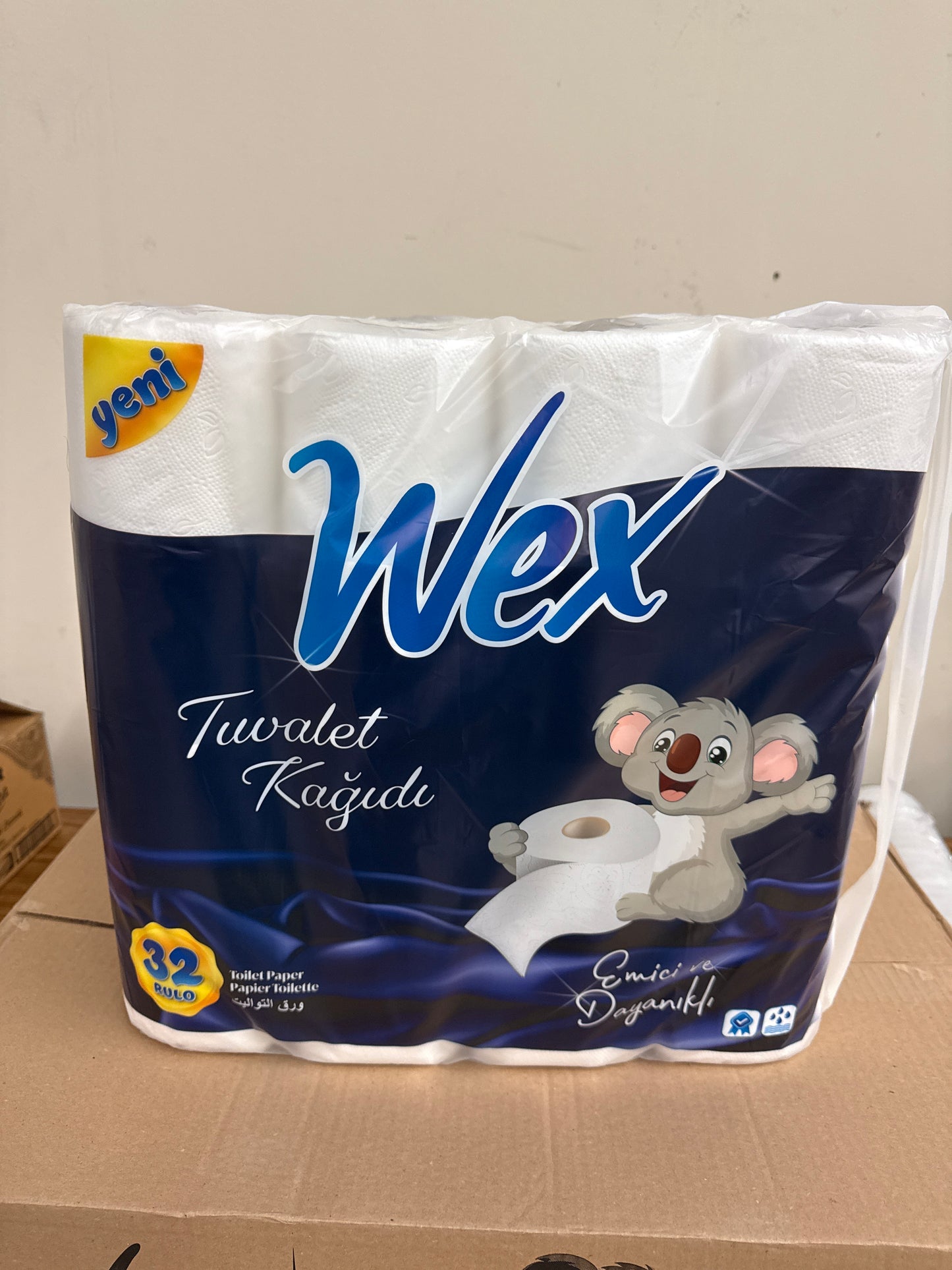 Wex Toilet Paper 135 Sheets 32 Rolls*3 Pcs, 4.75kg(10.5lbs)/1pcs - CB8007