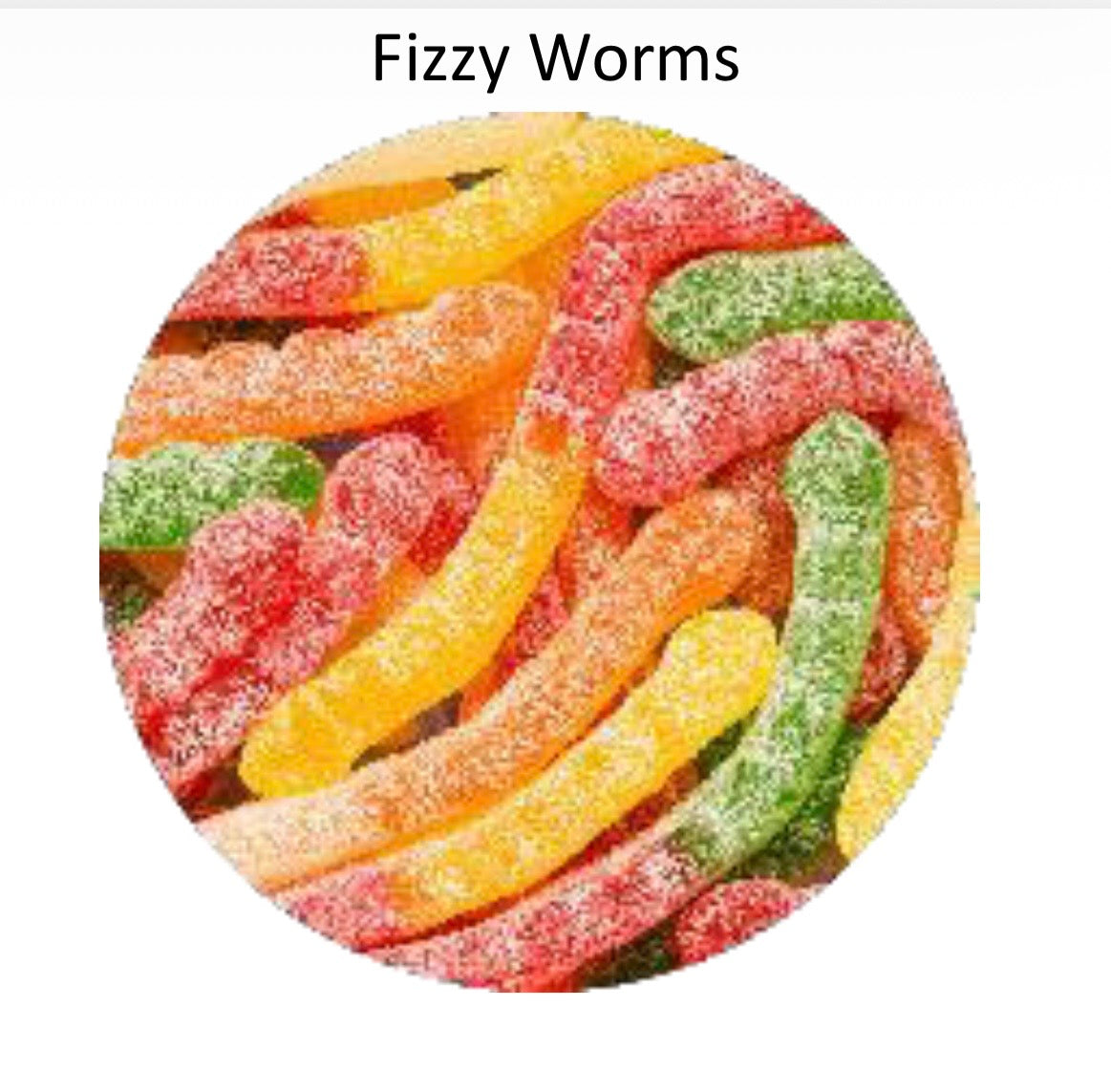 YAY FUN Bulk Gummy Fizzy Worms 5lbs. X 4Pcs - DBG-030