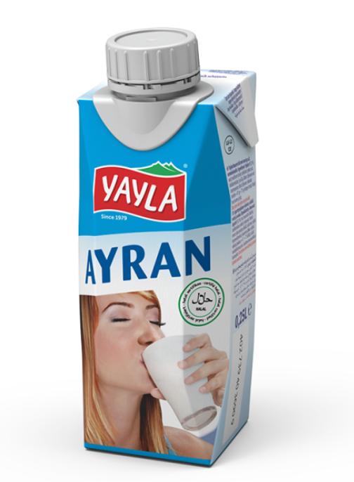 YAYLA AYRAN 8.45 FL OZ (250ML) X 12PCS (TETRA PACK) - YAY04