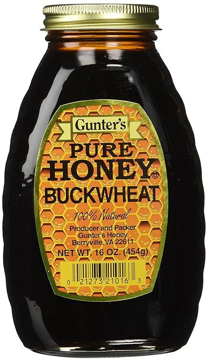 01 Gunter's Pure Honey Buckwheat 1Lb - 16Oz 1Cs/12Pcs