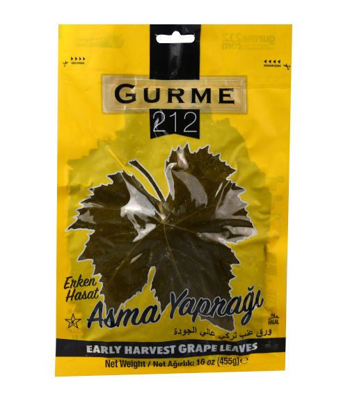 K - GURME212 GRAPE LEAVES 1LB POUCH 10/CS - MM00546