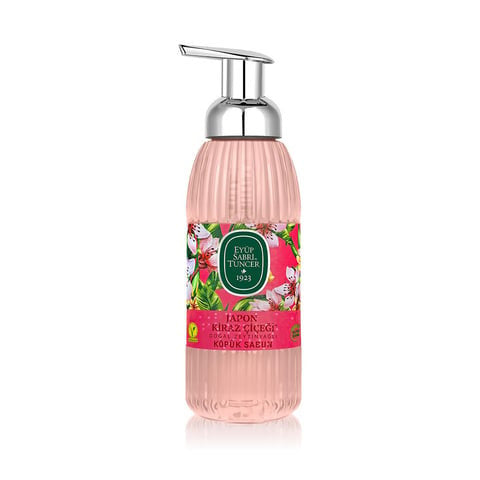 E5 Eyup Sabri Olive Oil Japon Cherry Foam Soap Pet - Kiraz Kopuk Sabun 500ml 1cs/12pcs