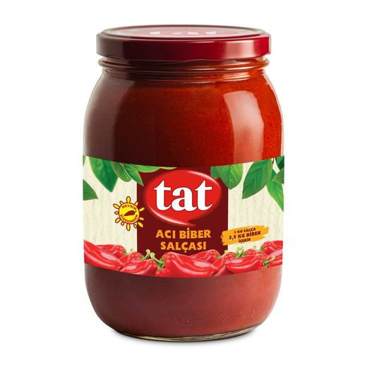 T2 TAT Pepper Papper Hot Paste / Biber Salcasi Cam 1450g 1cs/6pcs