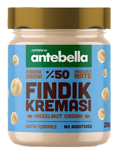 ANTEBELLA SPREADABLE HAZELNUT SPREAD 50% 200grX12/cs - APS212