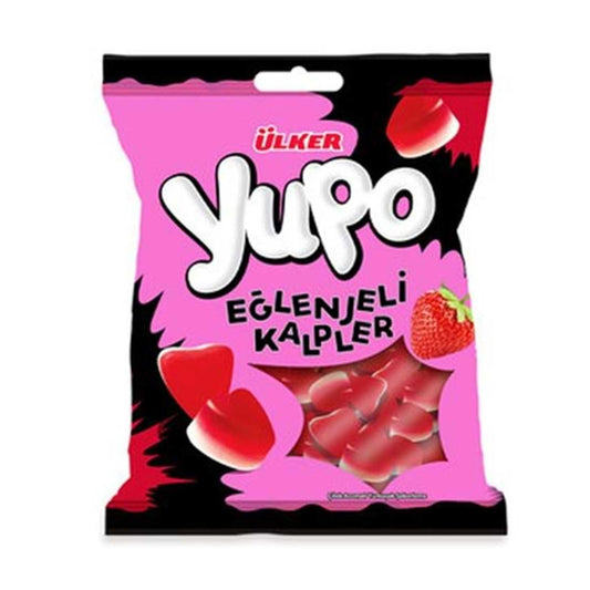 ULKER Yupo Heart Jelly 80g 1cs/24pcs