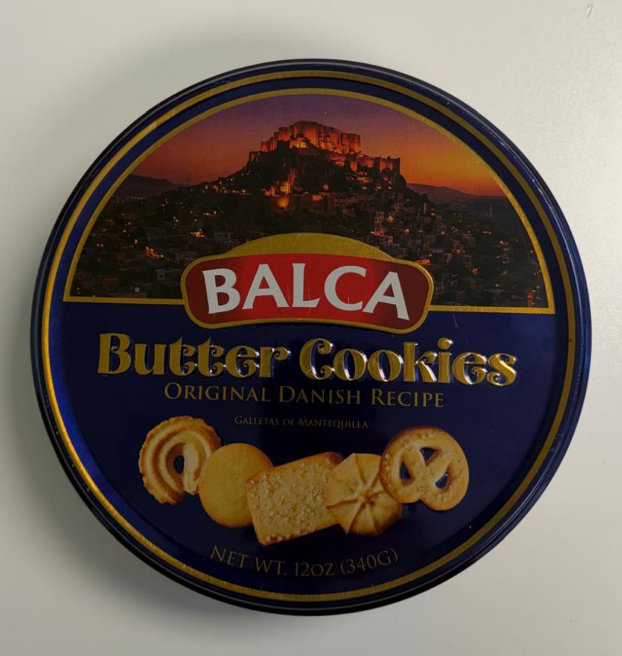 Balca Danish Butter Cookies 12 oz (340 g) Blue Tin x 12 pcs - BLC01