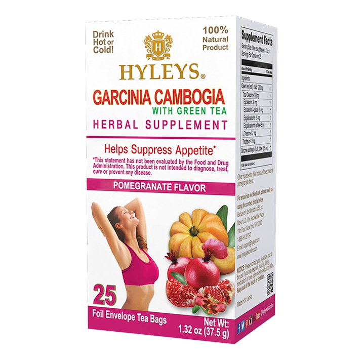 HYLEYS GARCINIA CAMBOGIA POMEGRANATE 1.32oz X 25pc X 12/CS - HY31