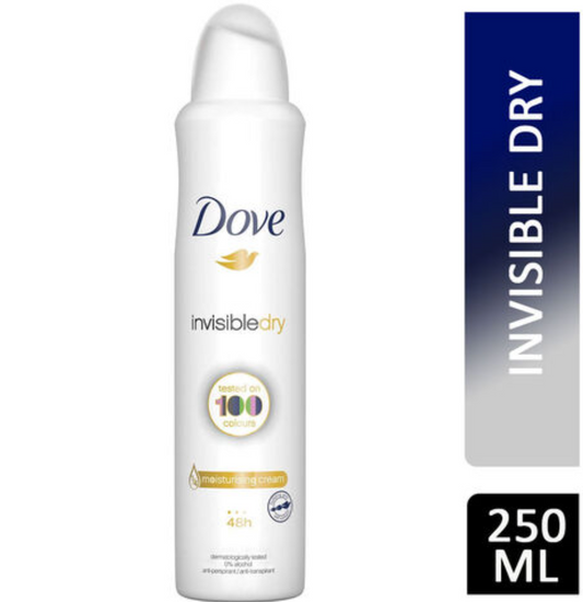 Dove Body Spray Invisible Dry 250ml x 12pcs - DBS02