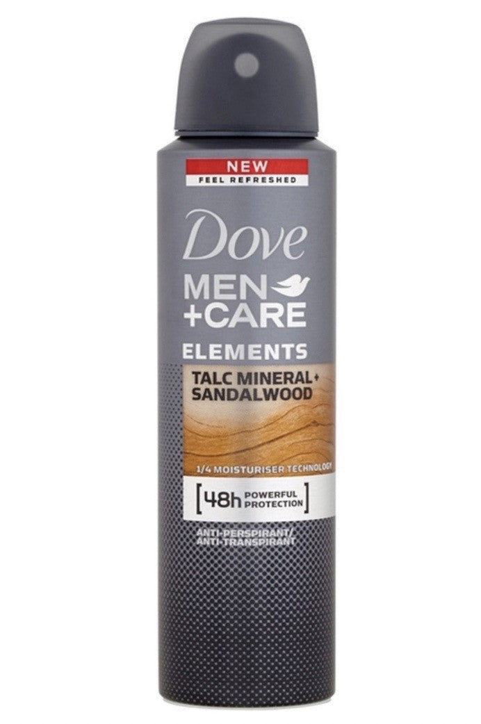 Dove Body Spray Men`s Talc & Sandelwood (12*150ml) - OVD24