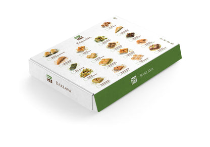 Moda Baklava, Homemade Style with Walnut, 70pcs, 6.2lbs (2800g) x 5pack - 100116