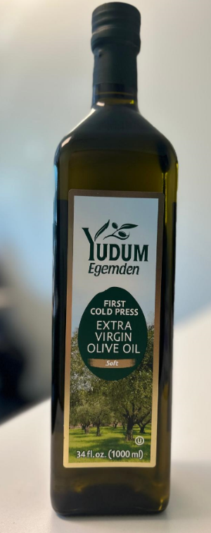 YUDUM EGEMDEN EVOO GLASS BOTTLE || 34 fl oz (1000ml) X 12pcs - YDE1000