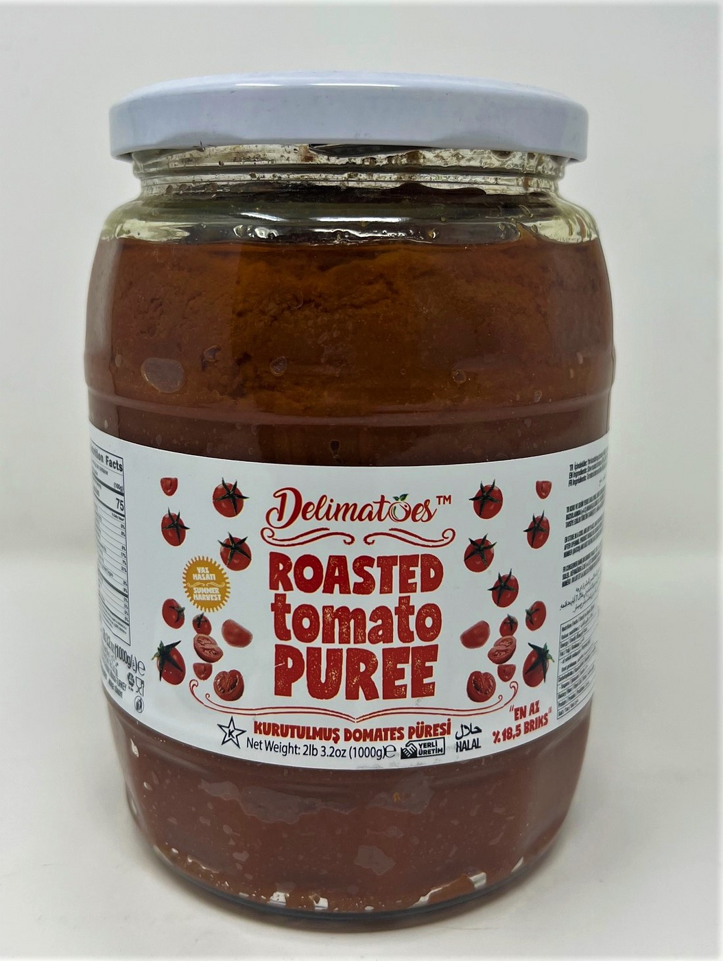 DELIMATOES OVEN ROASTED TOMATOES PUREE 32OZ JAR 12/CS - GUR2066