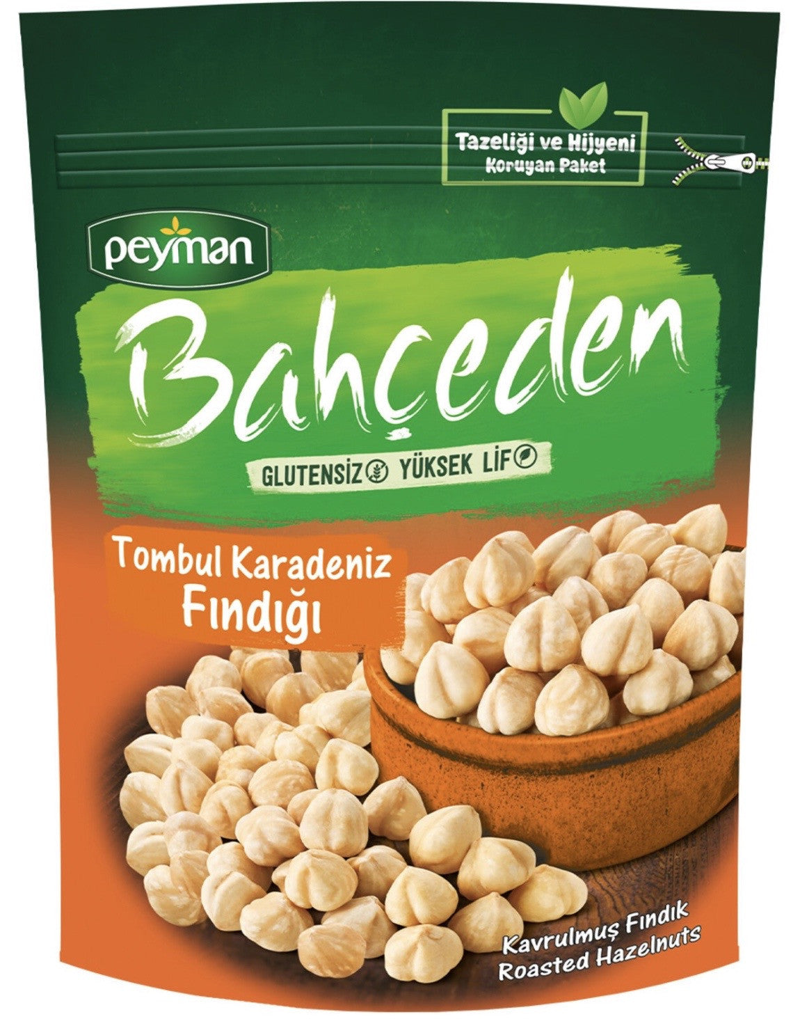 Peyman Bahceden Roasted Hazelnuts 130gr X 12 - PYM245