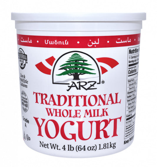Y ARZ Plain Yogurt 4lb 1cs/6pcs
