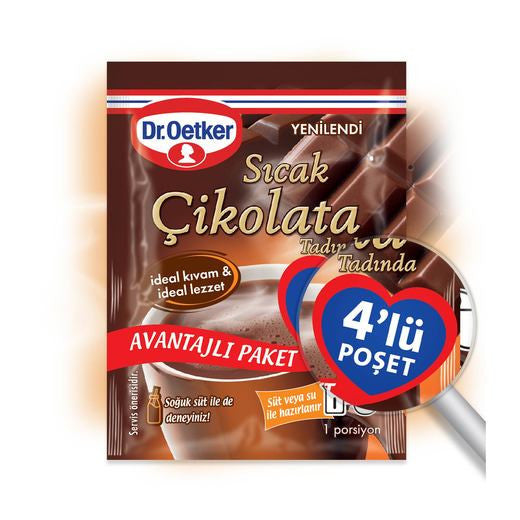 O1 DR.OETKER Hot Chocolate 19g x 4packs 1cs/6pcs