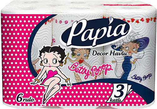 PAPIA Paper Towel Decor 6pck / Havlu Pecetev 6'lu 1cs/4pcs