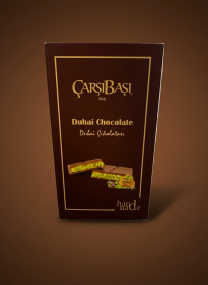 Dubai Chocolate Bar, Pistachios-Kataifi, 90gr/3.35oz - CB1001