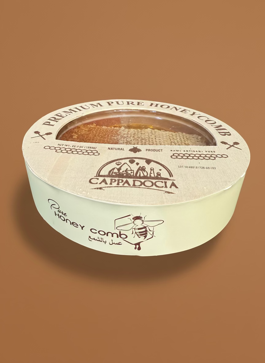 CAPPADOCIA NATURAL HONEYCOMB in WOODEN PACKAGE 1000 GR X 6pcs - CAP04