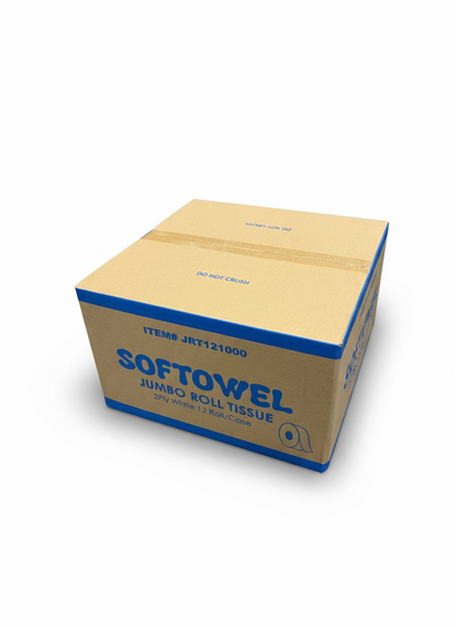 Jumbo Roll Bathroom Tissue 2 Ply 1000 ft ~ 12pack