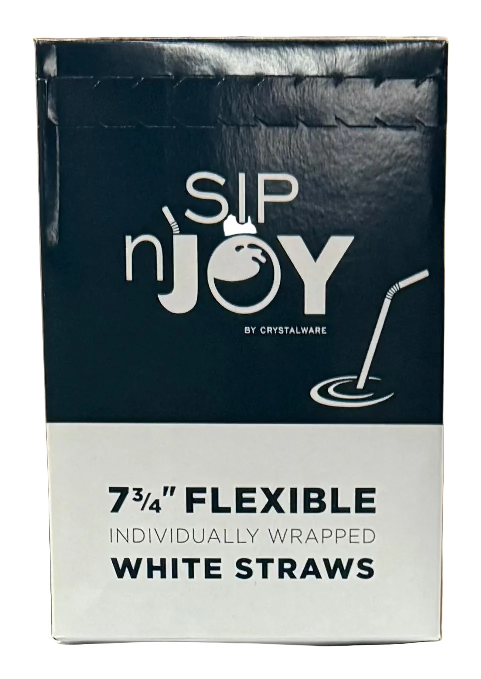 Flex Drinking Straw Individual wrapped 7.75 packed 25 Box/Case