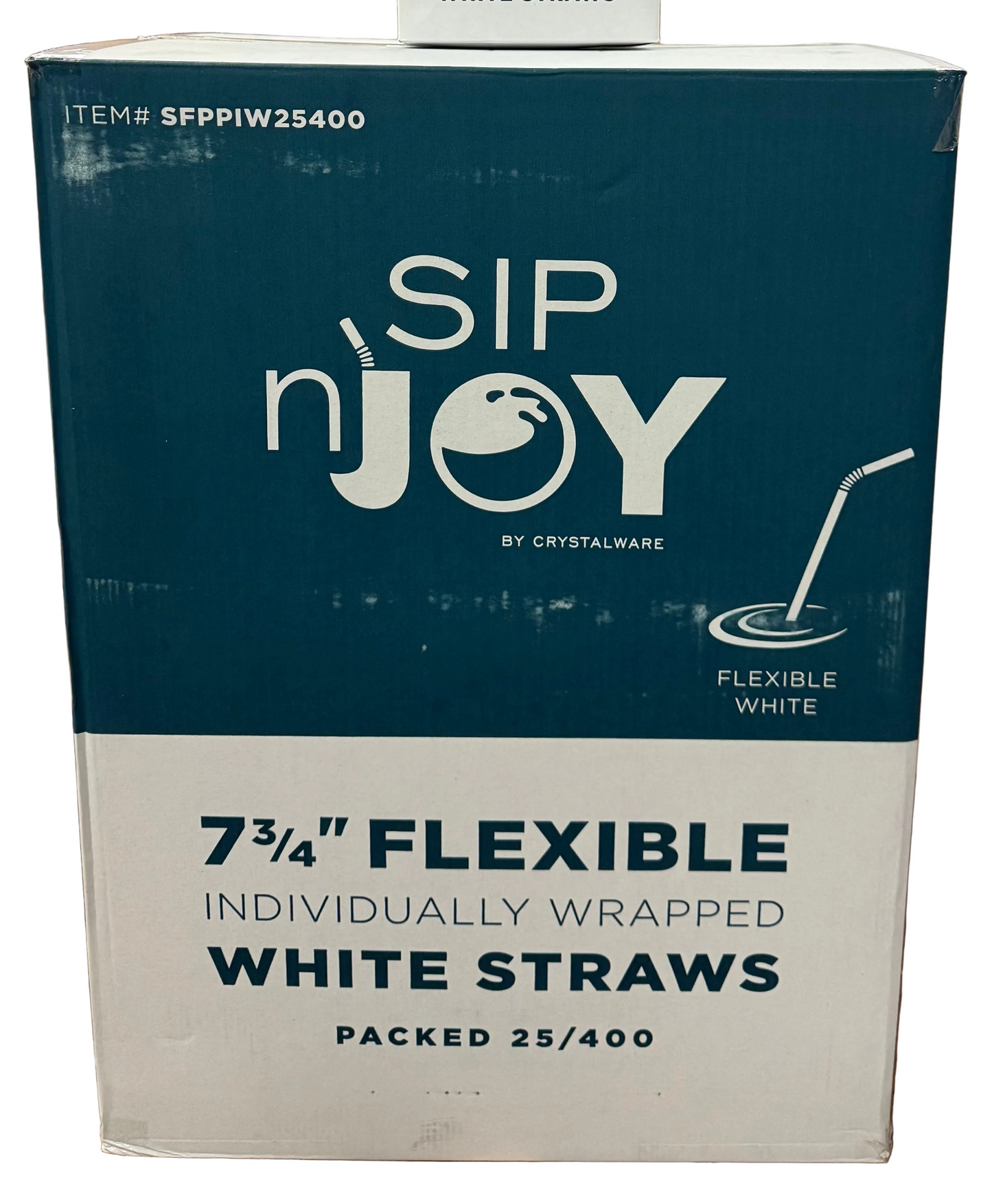 Flex Drinking Straw Individual wrapped 7.75 packed 25 Box/Case