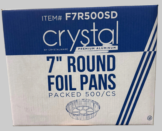 7" Round Foil - Packed 500/case