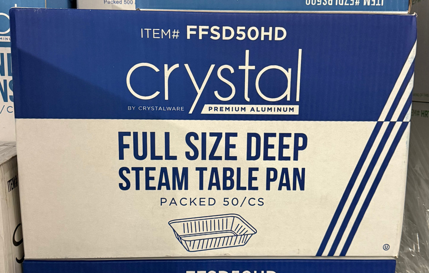 Aluminum Foil Full Size Deep 20" x 13"  - 50pcs/case