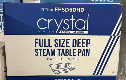 Aluminum Foil Full Size Deep 20" x 13"  - 50pcs/case