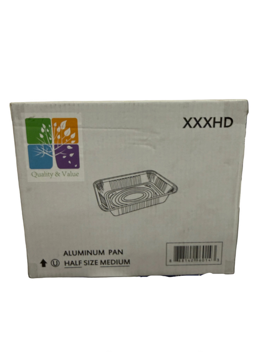 Half Size Medium Aluminum Pan - HST-D - 100pcs/case