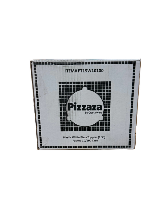Pizza Toppers White Plastic - Size 1.5" - 1000/cs