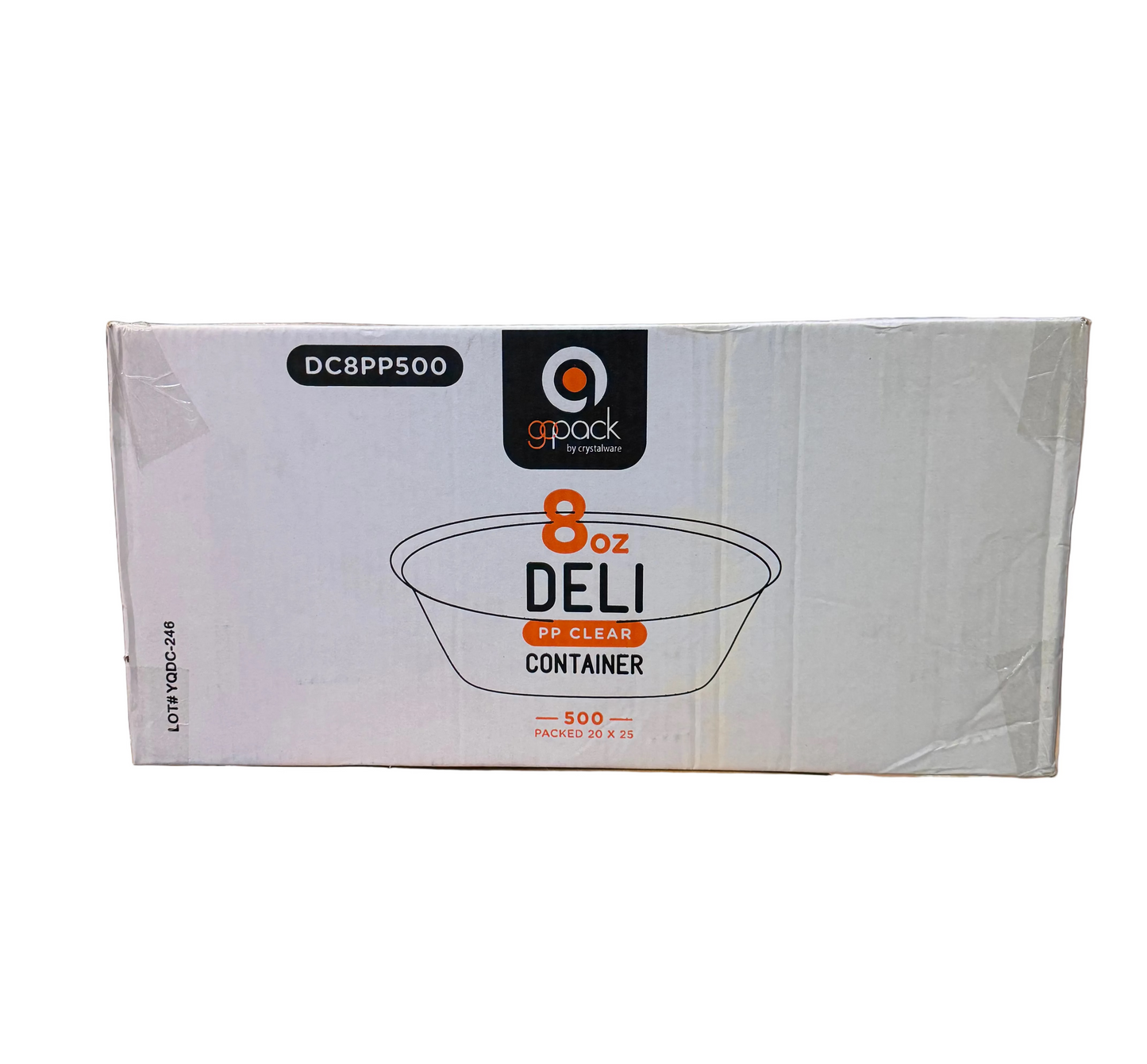 8oz Clear PP Deli Container - 500/cs