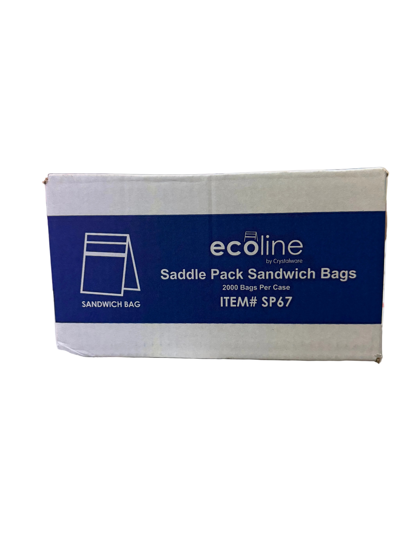 6.5x7x2", Saddle Pack Sandwich Bag, 2000/cs