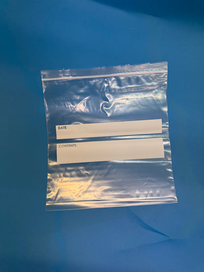 10.5x11", 1gal, DualTrack ZipBag, White Block, 250/cs, 6cs/Cart (1500)