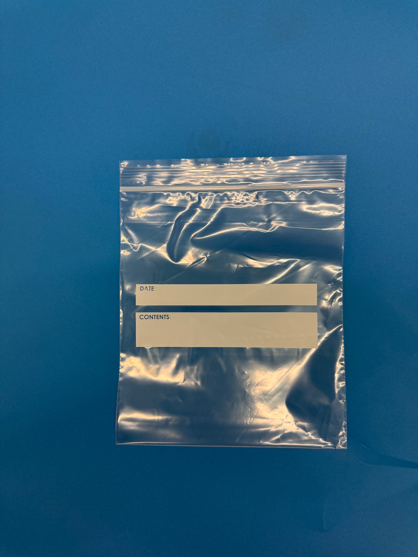 7x8", Quart, Dual Track ZipBag, White Block, 500/Cs