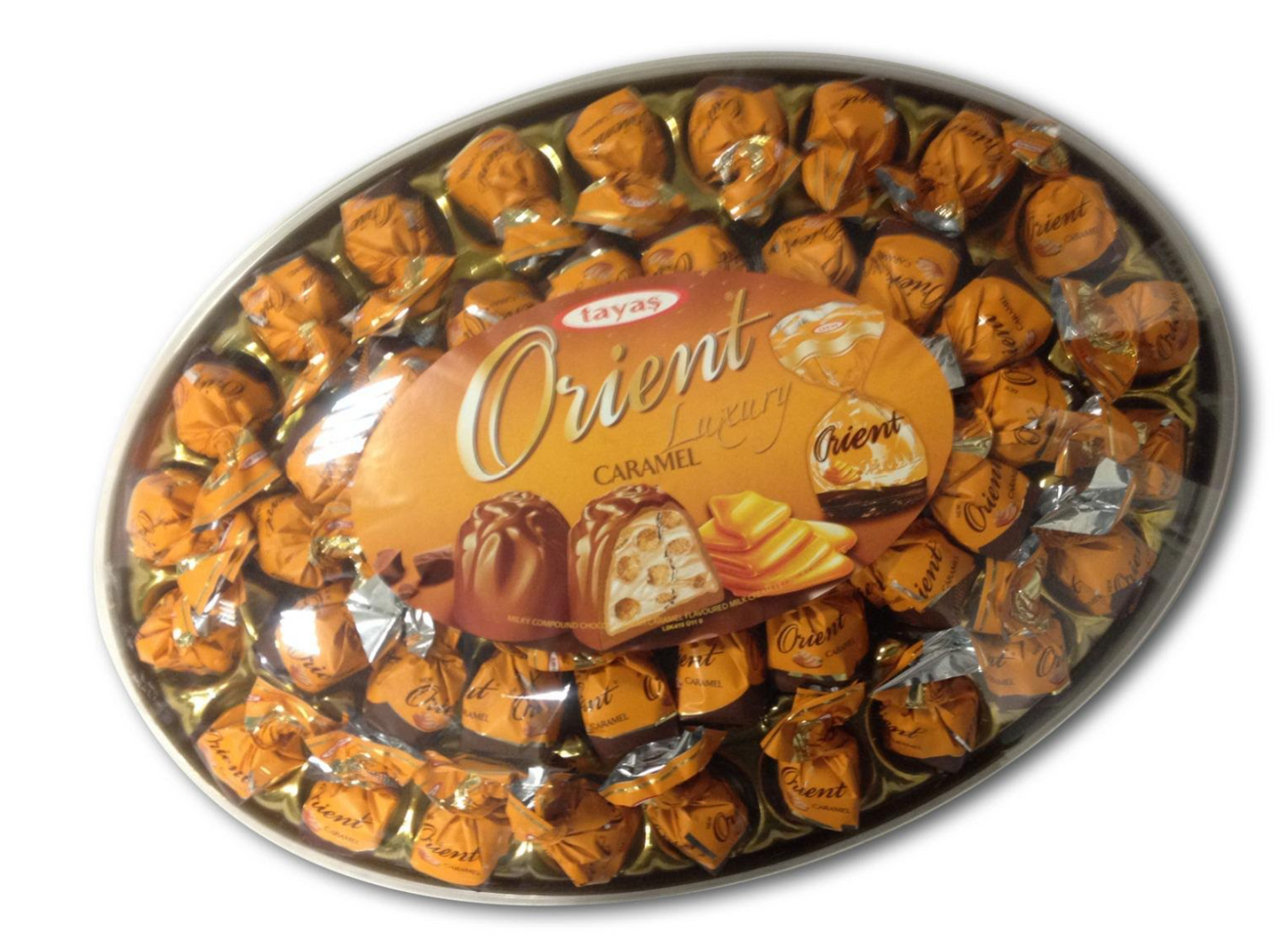 Bonart Chocolate Orient Truffle Elips (Caramel) 17.1oz (485 g) x 6pcs - BNT04