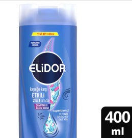 ELIDOR SHAMPOO 400 ML (13.5oz - ANTIDANDRUFF) x 18pcs - ELD03