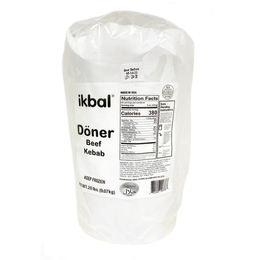 Ikbal Beef Doner (Shawarma) Cone 20 lb, 2pack - DNK01