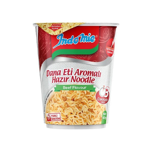 Indo Mie Beef Flavored Noodles (Dana Eti Aromali) 2.1oz/60g x 24 - INN04