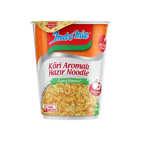 Indo Mie Curry Flavored Noodles (Korili) 2.1oz/60g x 24 - INN03