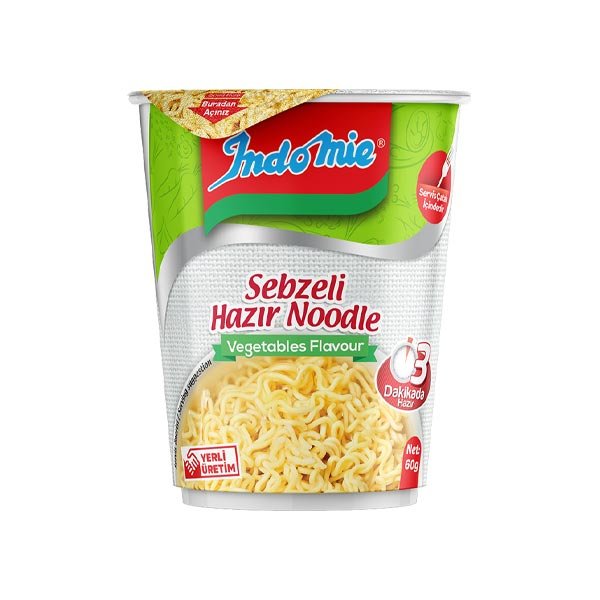 Indo Mie Vegetables Noodles (Sebzeli) 2.1oz/60g x 24 - INN02