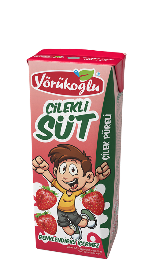A1 YORUKOGLU Strawberry Milk 180ml 1cs/27pcs